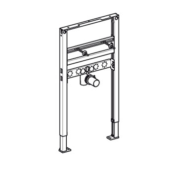 Инсталляция для подвесного умывальника низкая Geberit Duofix 111.490.00.1 (82-98 см) фото