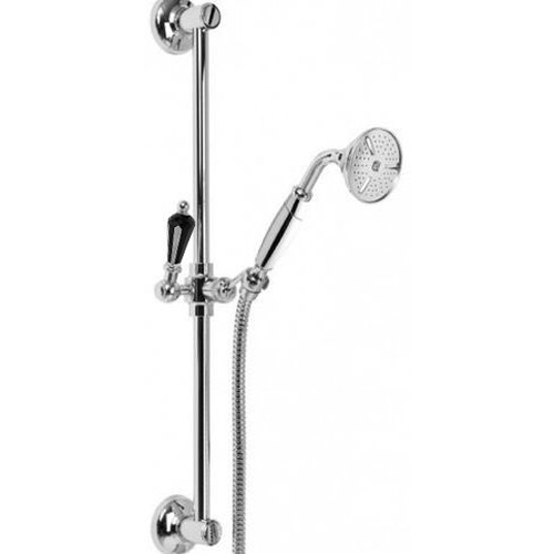 Душевой гарнитур Cezares Vintage VINTAGE-SD-01-Sw-N хром/swarovski Nero фото