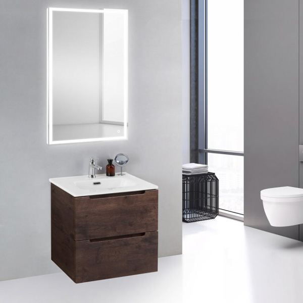 Тумба под раковину BelBagno Etna 39 ETNA39-500/390-2C-SO-RW-P Rovere Moro фото