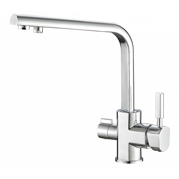 Смеситель для кухни кухни с фильтром для воды Zorg Steel Hammer SH 909 CR фото