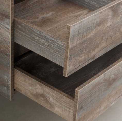 Тумба с раковиной подвесная Art&Max Family Family-580-2C-SO-PE 58 см бетон фото