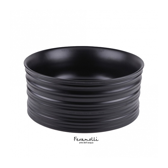Раковина накладная Feramolli CL563 Black Saphire фото