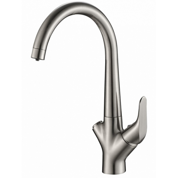 Смеситель для кухни кухни с фильтром для воды Zorg Steel Hammer SH 815 SATIN фото