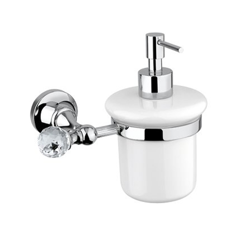 Дозатор для жидкого мыла Cezares Olipm OLIMP-SOI-01-Sw хром/swarovski фото