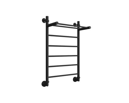 Полотенцесушитель водяной Двин FJ 80/50 1"-1/2" К3 Чёрный матовый (4627162896911) фото