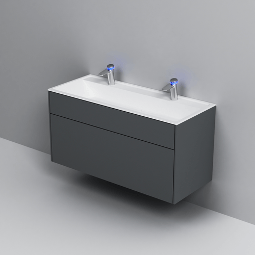 Тумба под раковину подвесная AM.PM Inspire 2.0 M50AFHX1203GM графит матовый 120,8 см фото