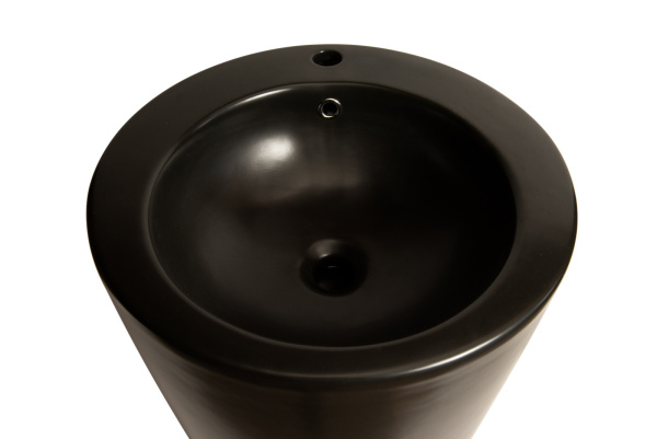 Напольная раковина SantiLine SL-4004MB черная матовая фото