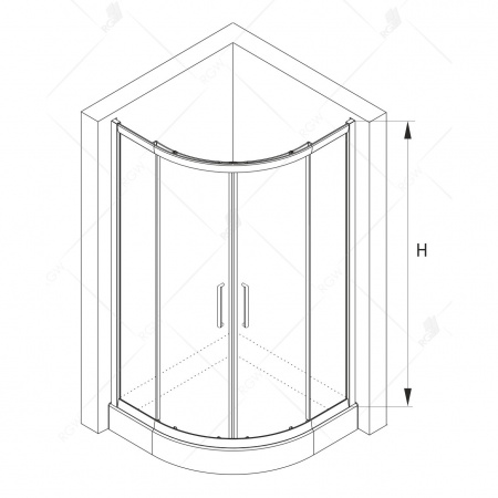 Душевой уголок RGW Classik CL-54 В 32095400-14 100x100 фото