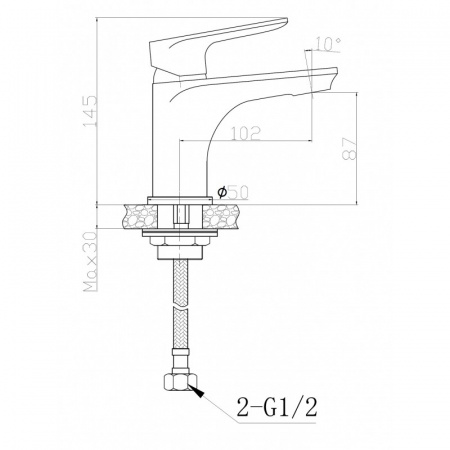 Смеситель для раковины Weltwasser WW MX ODER 401 фото