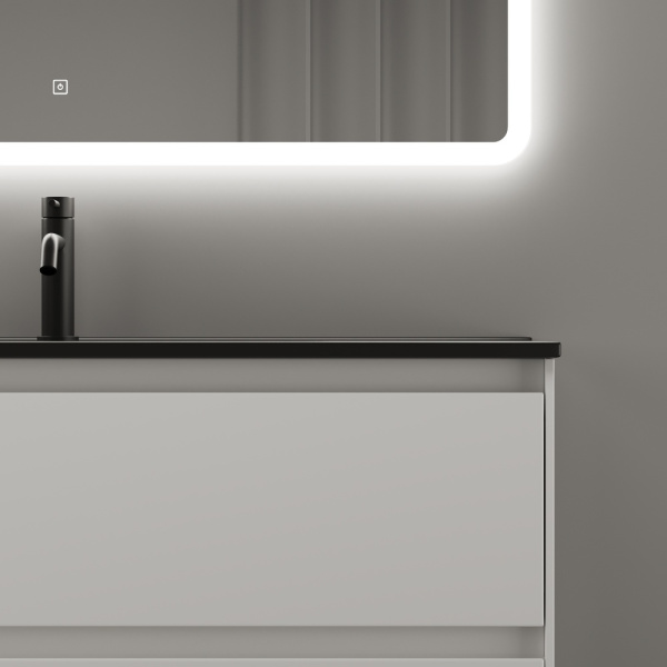 Тумба под раковину Sancos Cento CN100W белый глянец фото