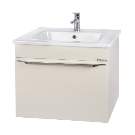 Тумба под раковину Bellezza Альдо 60 с 1 ящ. бежевая фото