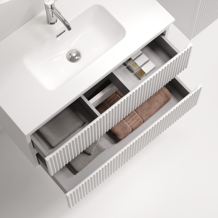 Тумба под раковину Sancos Snob R SNR80/39W Bianco фото