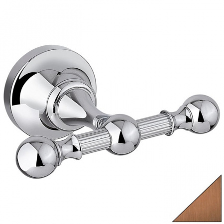 Крючок для ванной двойной Cezares Olipm OLIMP-DHK-02-M бронза фото