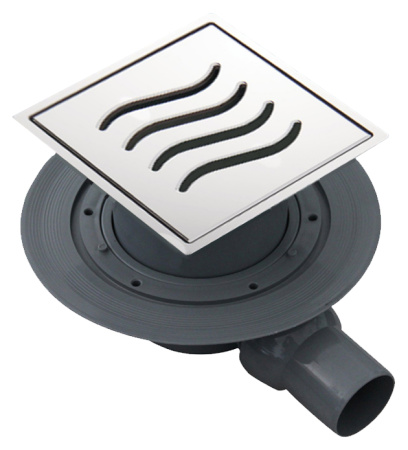 Душевой трап Pestan Confluo Standart Tide1 15x15 с рамкой фото