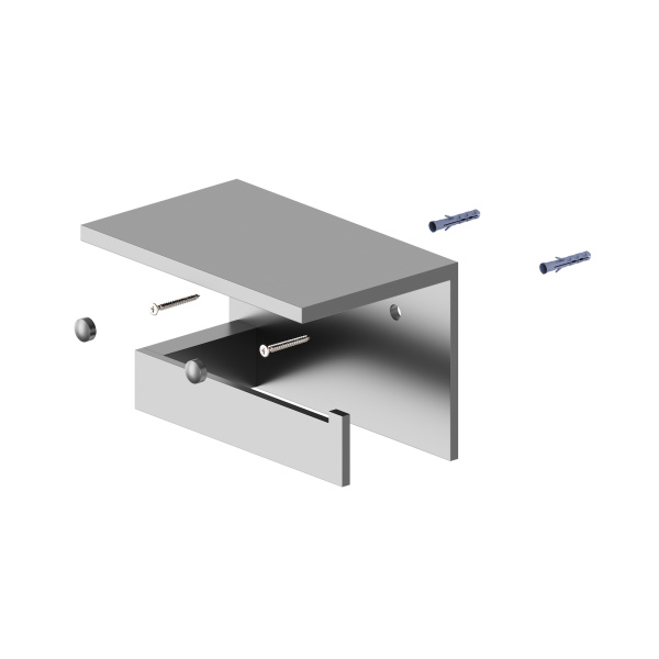 Держатель для туалетной бумаги с полочкой Timo Petruma 15243/18 Черное золото фото