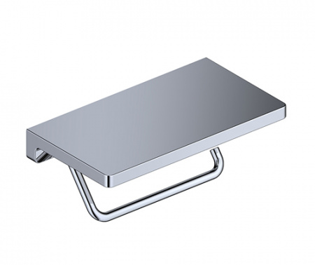 Держатель для туалетной бумаги с полочкой для телефона WasserKRAFT K-1425 фото