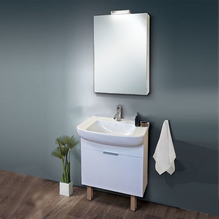 Тумба с раковиной Jacob Delafon Odeon Up 60 EB880-J5 белый глянец фото