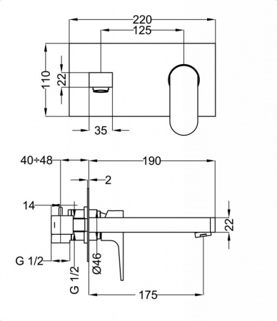 Смеситель для раковины Cezares Stella STELLA-BLS2-01-W0 фото