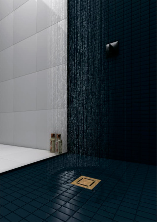 Душевой трап Berges Wasserhaus Platz Norma 092059 15x15 см, золото фото