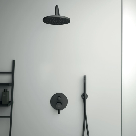 Душевая система скрытого монтажа Ideal Standard Ceraline BD193XG черная матовая фото