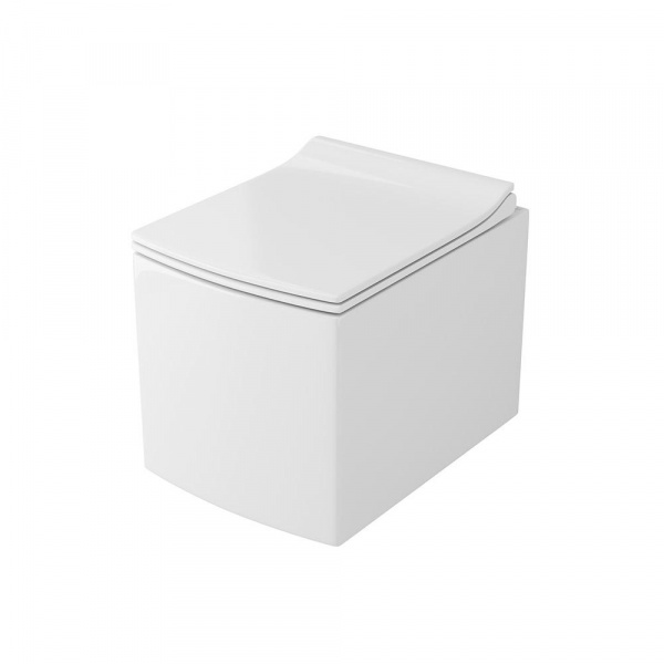 Унитаз подвесной OWL 1975 Cube Ruta-H OWLT190803 с сиденьем soft close фото
