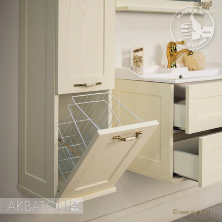 Шкаф-пенал Акватон Леон 1A186503LBPS0 фото