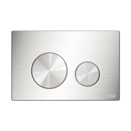 Бачок скрытого монтажа WasserKRAFT Aller 10TLT.031.ME.BN02 с кнопкой, никель фото