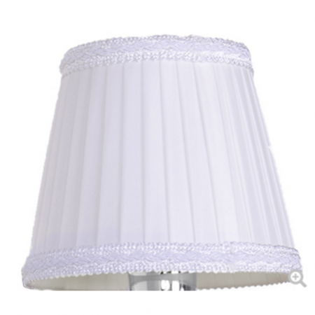 Абажур для светильника Tiffany World TW11-01bi белый с белым кантом фото