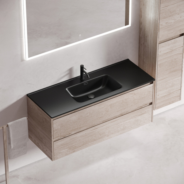 Тумба под раковину Sancos Libra LB120-1EG дуб галифакс натуральный фото