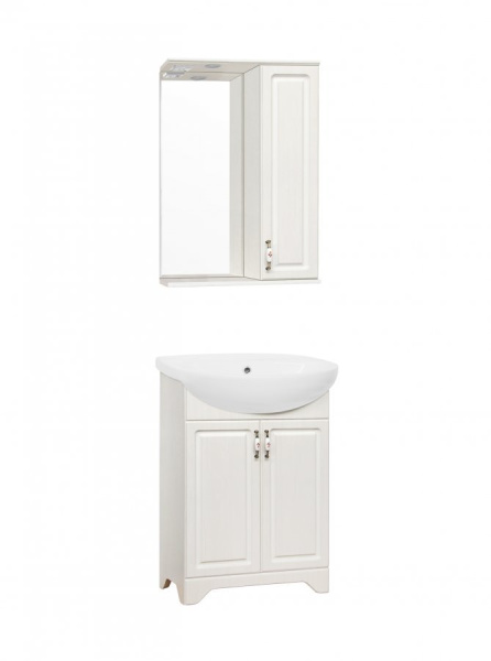 Тумба с раковиной Style Line Олеандр 2-55 ЛС-00000198 пастель фото