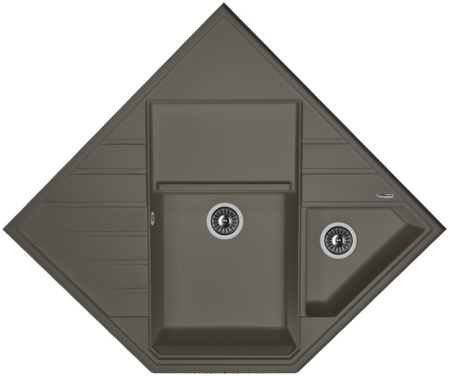 Кухонная мойка БОМБЕИ1/2 Florentina 20.375.J0900 антрацит фото
