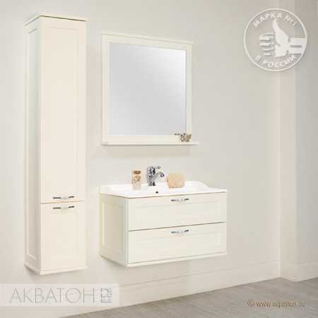 Шкаф-пенал Акватон Леон 1A186503LBPS0 фото