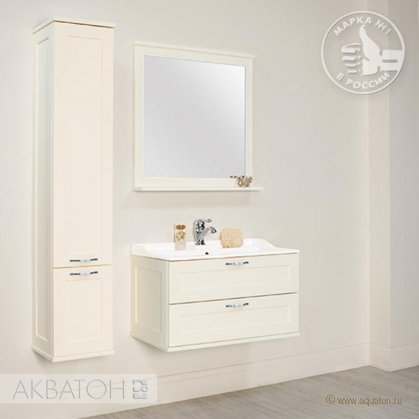 Тумба под раковину Акватон Леон 80 1A186301LBPS0 фото