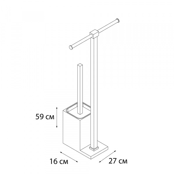 Стойка для туалета напольная Fixsen Rainbow FX-32-04 зеленая фото