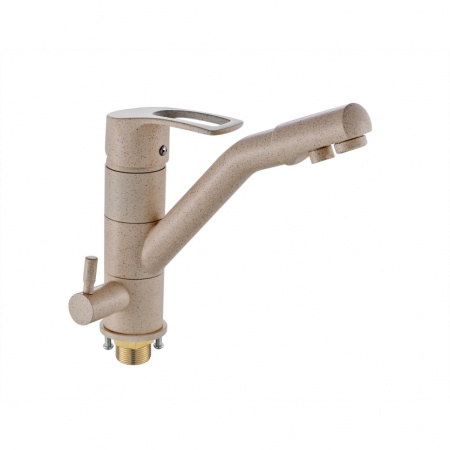 Смеситель для кухни кухни с фильтром для воды Oute T603B Т4803BK-2 песочный гранит фото