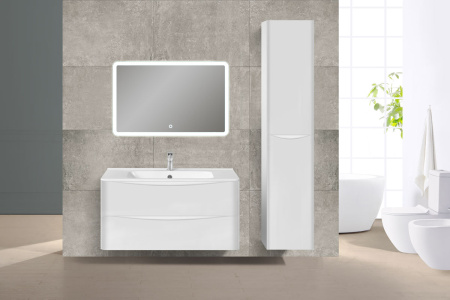 Тумба под раковину Vincea Paola VMC-2P100GW G.White 100 см фото