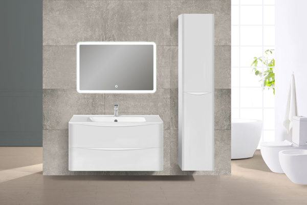 Тумба под раковину Vincea Paola VMC-2P100GW G.White 100 см фото