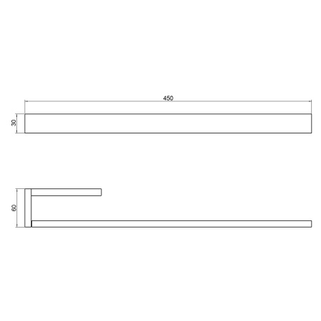 Полотенцедержатель Timo Petruma 15251/03 Черный фото