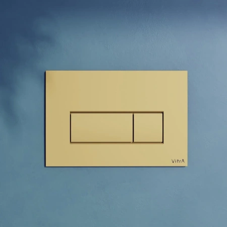 Клавиша смыва VitrA Root Square 740-2324 золото глянецевое фото