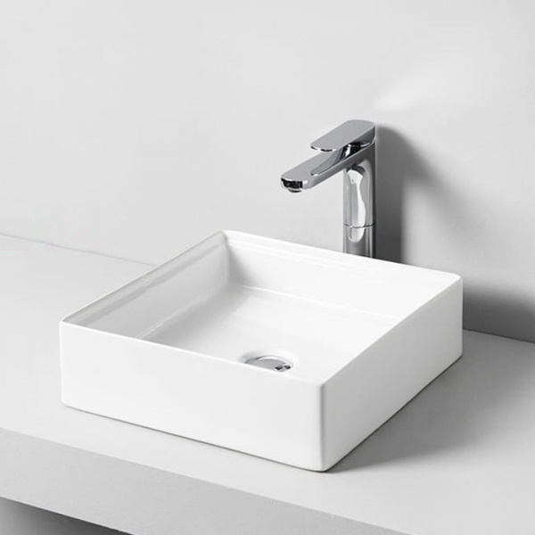 Раковина Artceram Scalino SCL001 05 00 38x38 белая матовая фото