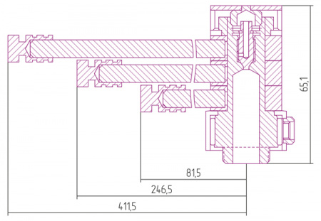 Вешалка для водяных полотенцесушителей Сунержа Веер-Дв 00-2002-0405 фото