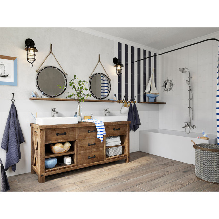 Душевая система Ferro Rondo NP21-BL Черная фото