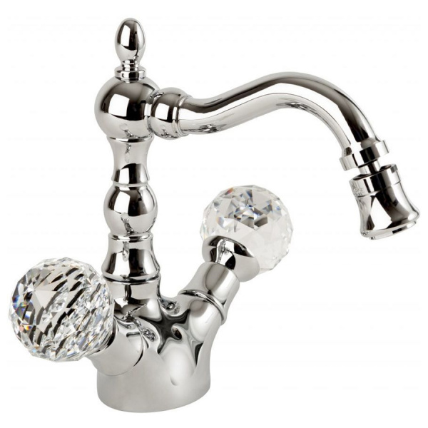 Смеситель для биде двухвентильный Cezares Atlantis ATLANTIS-BS2-01-Sw хром/swarovski фото