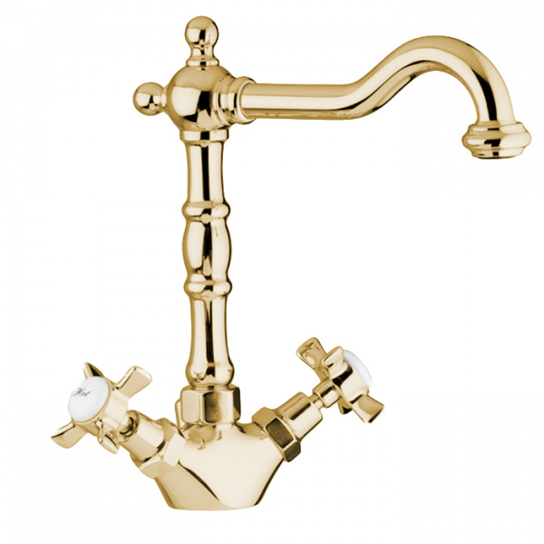 Смеситель для раковины двухвентильный Tiffany World London TW1730017D0oro фото