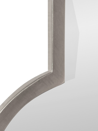 Зеркало в раме Art-Zerkalo Clover Silver SV105SL 70x70 серебро фото