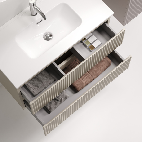 Тумба под раковину Sancos Snob R SNR80/39CE Beige Soft фото