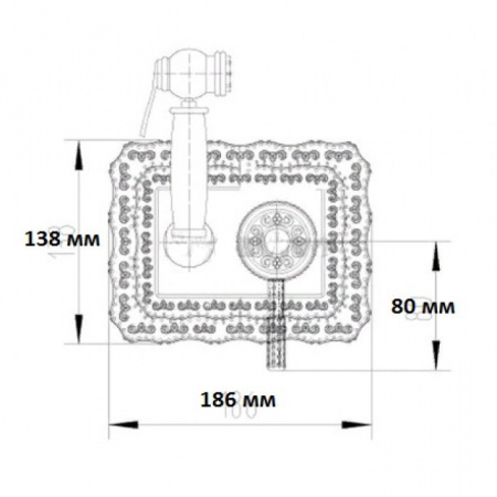 Гигиенический душ со смесителем Zorg Antic A 116 BD-SL фото