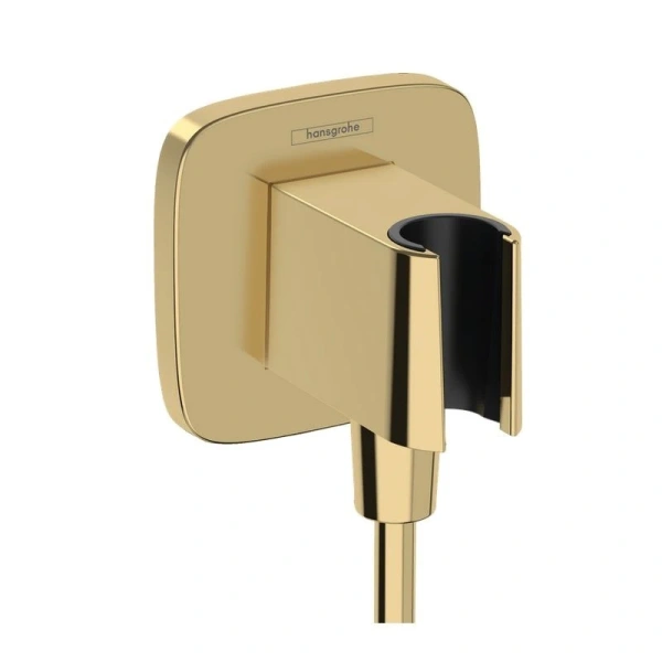 Подключение для душевого шланга Hansgrohe FixFit Q 26887990 полированное золото фото