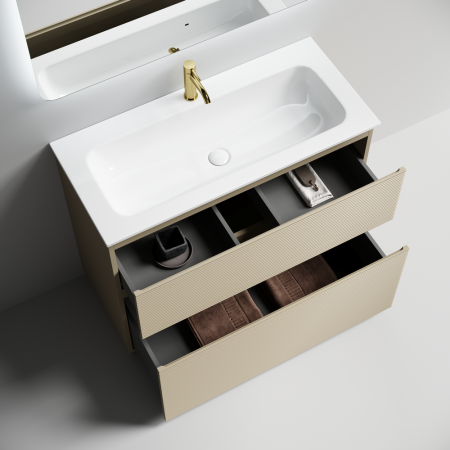 Тумба под раковину Sancos Folk Floor FL100FCP капучино фото