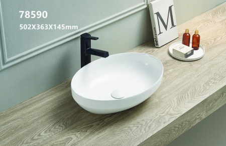 Накладная раковина CeramaLux N 78590 50,2х36,3 фото